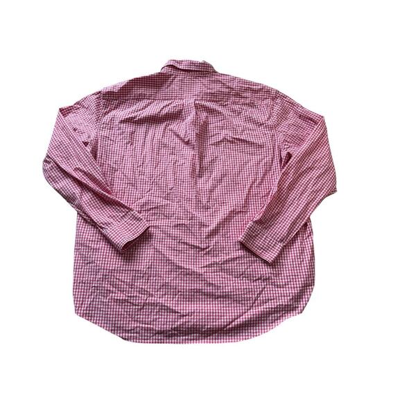 Vineyard Vines Mens XXL collared button up shirt,  long sleeve, Red/Pink & white - Picture 2 of 16